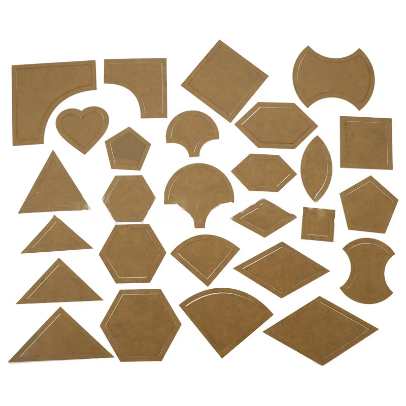 54 шт DIY Лоскутные шаблоны прозрачный акриловый прочный тканевый стеганый