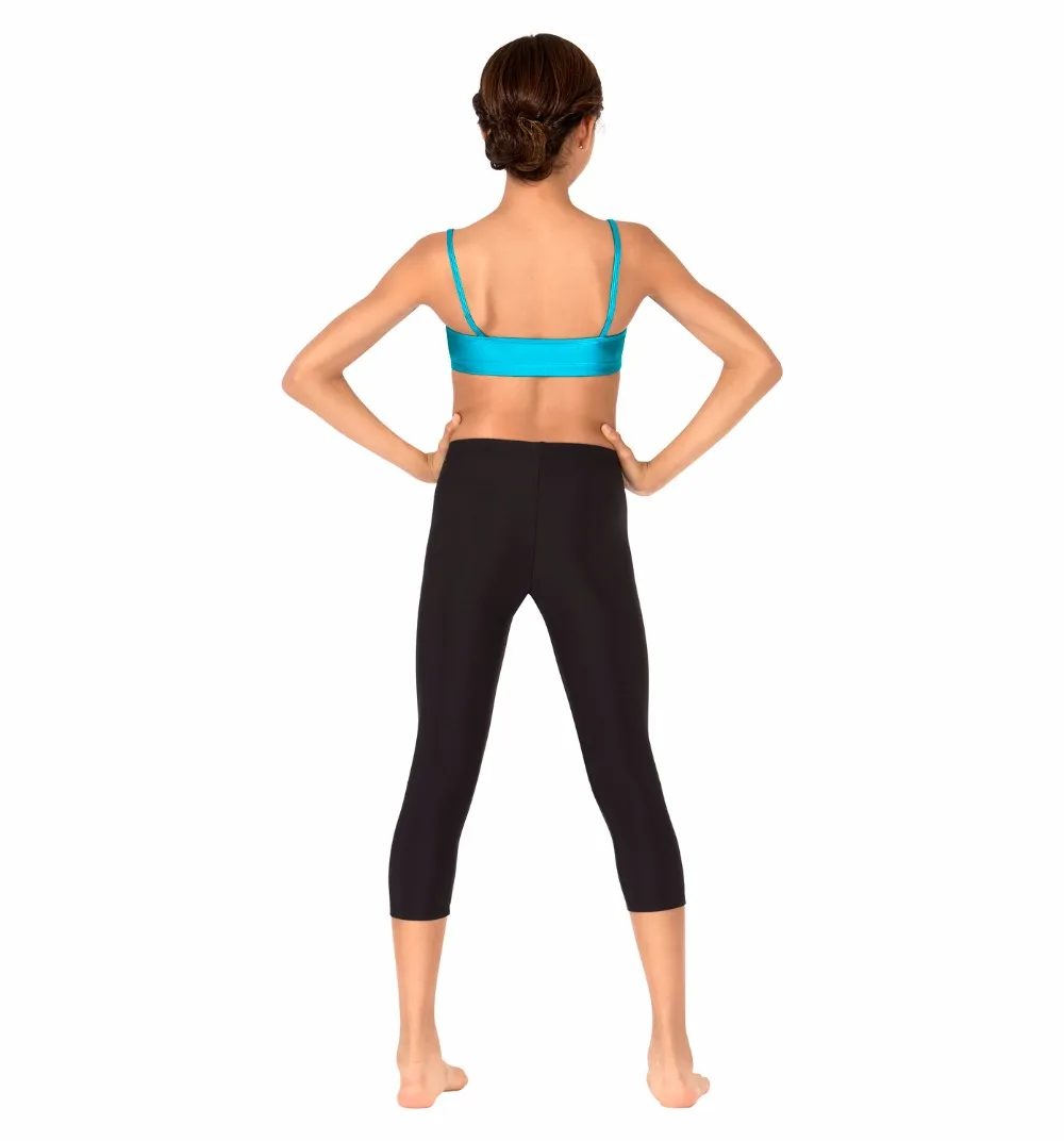 

Girls Capri-Length Hits Mid-Calf Dance Lycra Spandex Skinny Workout Gymnastics Leggings