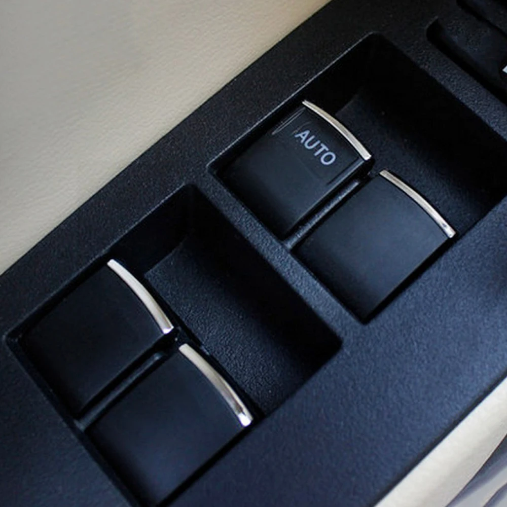 Автомобильный стеклоподъемник переключатель наклейка кнопка двери внутренняя