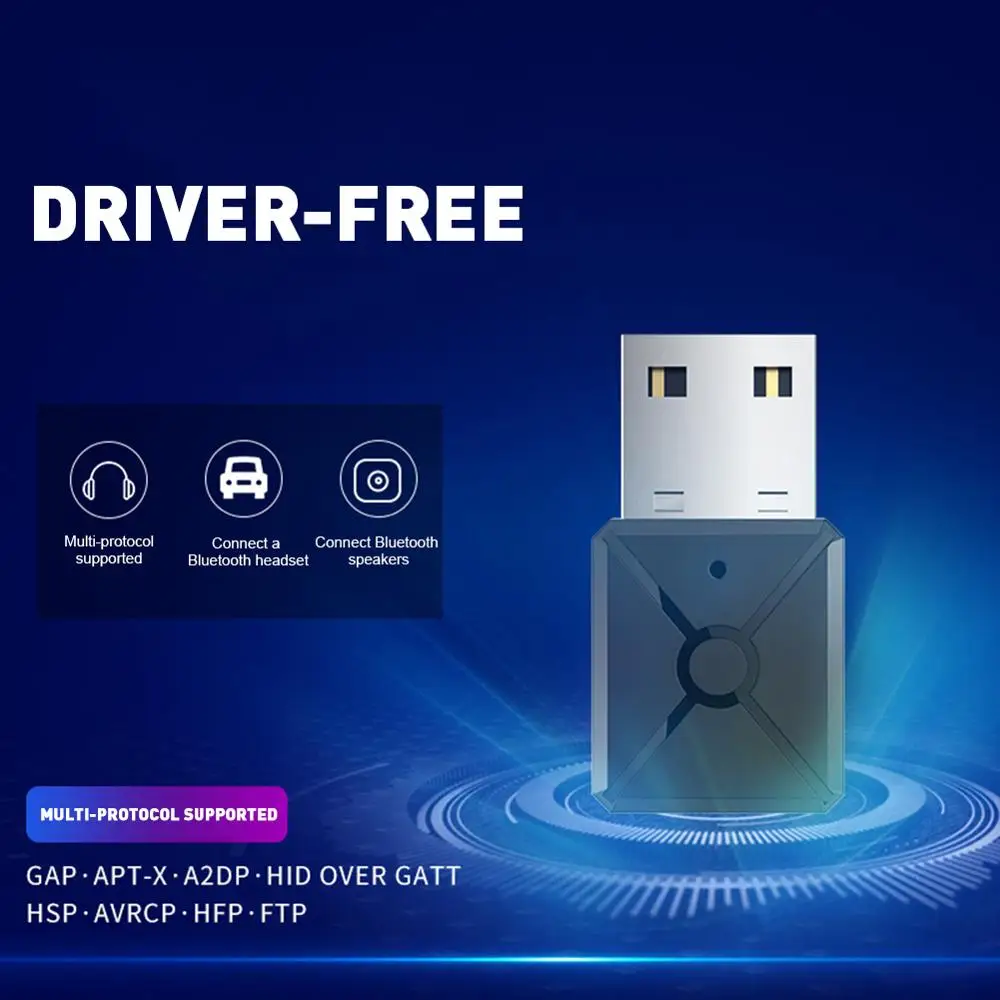 USB Bluetooth 5 0 аудио передатчик приемник стерео адаптер для ТВ ПК автомобиля AUX