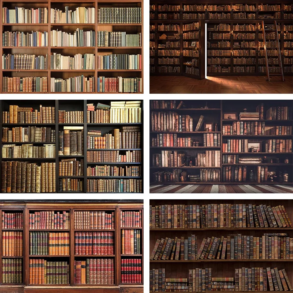 Avezano фоны для фотосъемки портретный детский душ книжный шкаф Декор фотостудия