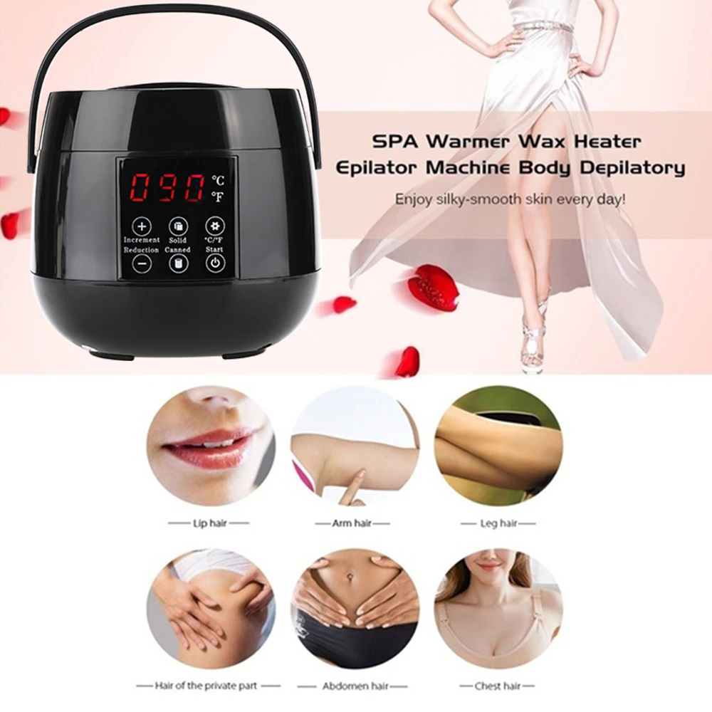 Обогреватель воска Эпилятор восковой обогреватель Мини СПА ручное удаление