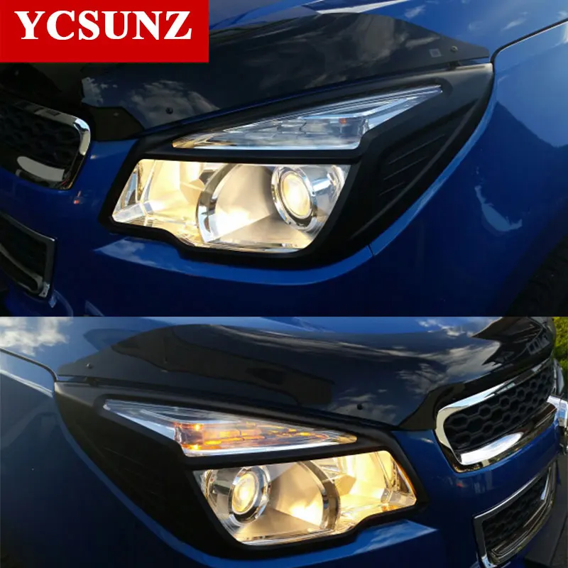 Черный чехол для фар из АБС пластика Chevrolet Колорадо Holden Chevy 2012 2015|headlight cover|headlights