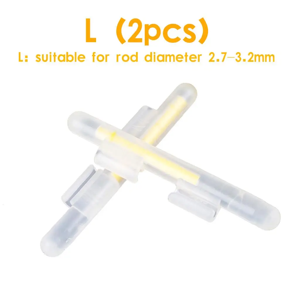 Флуоресцентные темные 2 шт рыболовные палки светящиеся в палочках
