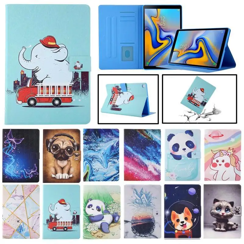 

Case For Samsung Galaxy Tab A7 10.4 2020 Cover SM-T500 SM-T505 SM-T507 T500 T505 Funda Tablet Cartoon Painted Shell Coque Capa