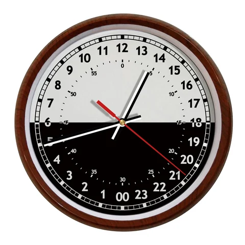 Часы 24 часа циферблат настенные - купить недорого | AliExpress