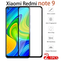 1 2pcs safety glass for xiaomi redmi note 9 glass screen protector on for xiaomi redmi note 10 pro max 9 pro max tempered glass