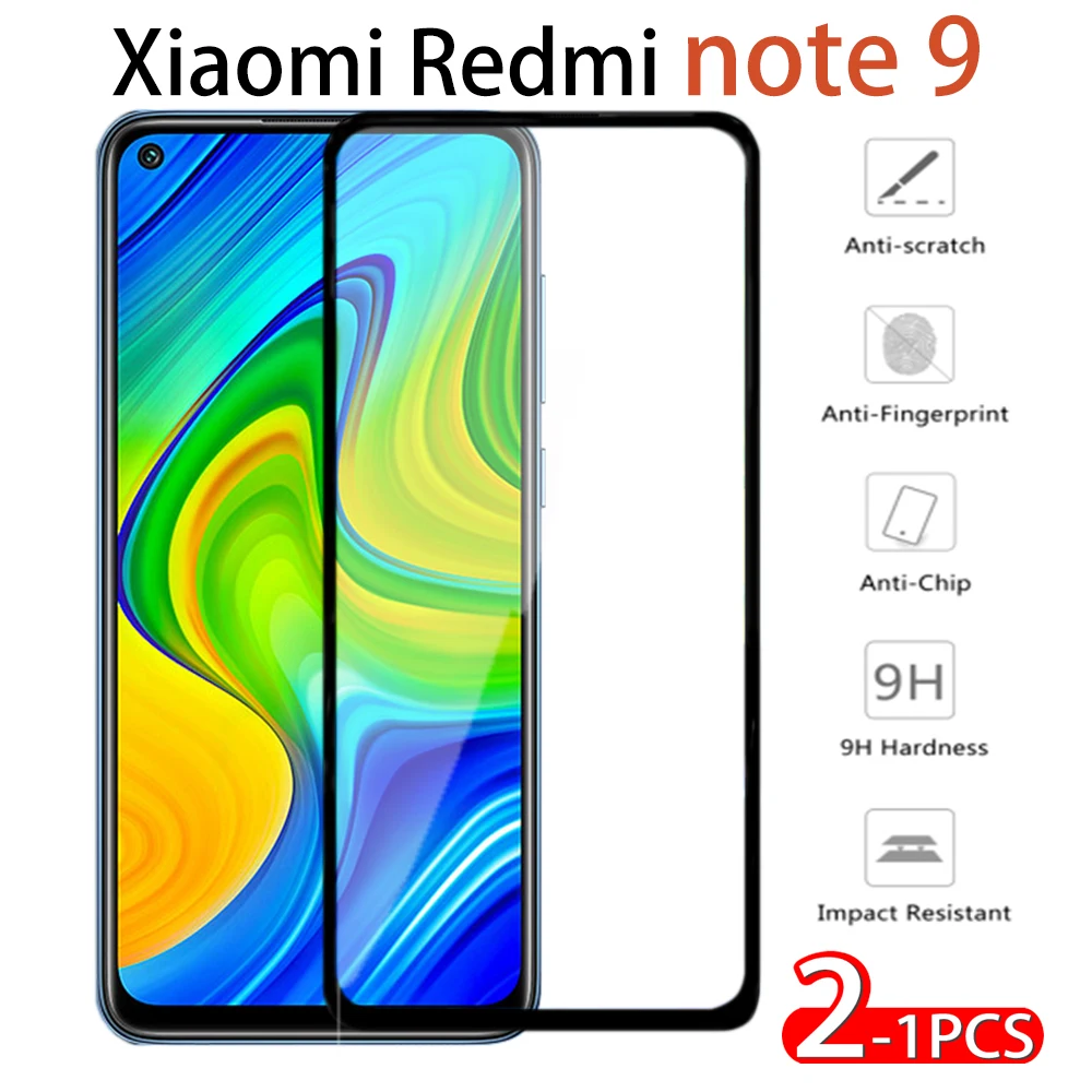 Защитное стекло для Xiaomi Redmi Note 9 1 2 шт. защиты экрана 10 Pro Max закаленное