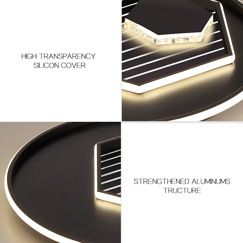 AC85-265V круглые современные минималистичные потолочные светильники в нордическом