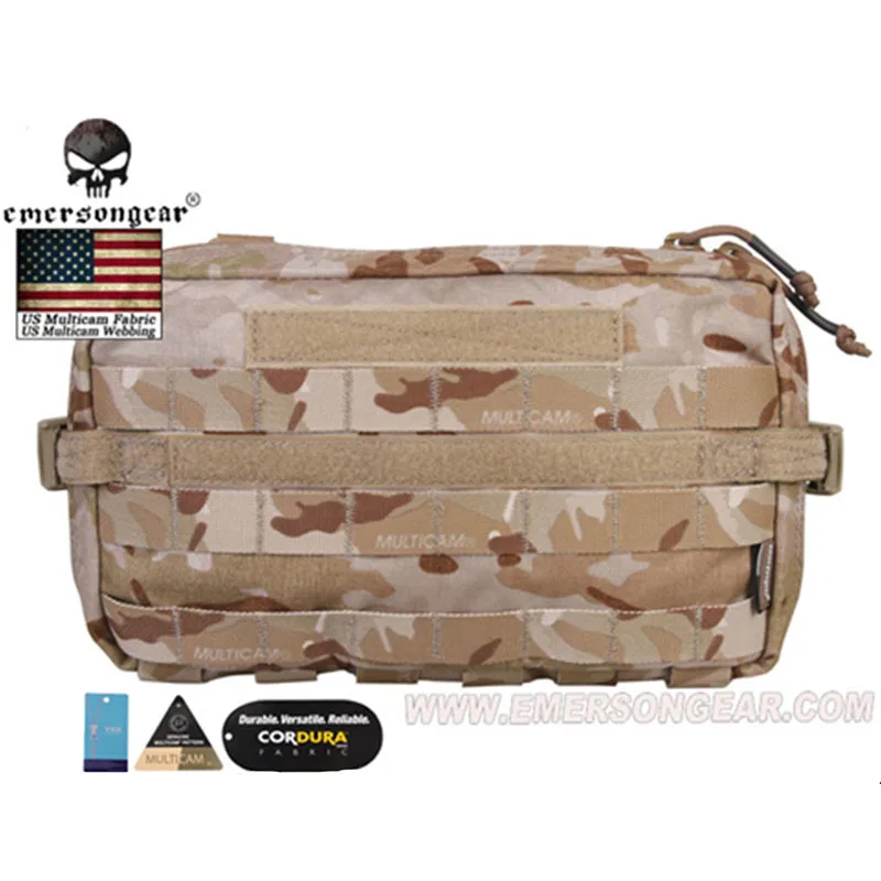 MCAD Emersongear EDC Универсальный Чехол MOLLE военный охотничий компактный чехол тактический жилет чехол 500D Cordura нейлон Кемпинг Туризм - Цвет: MCAD