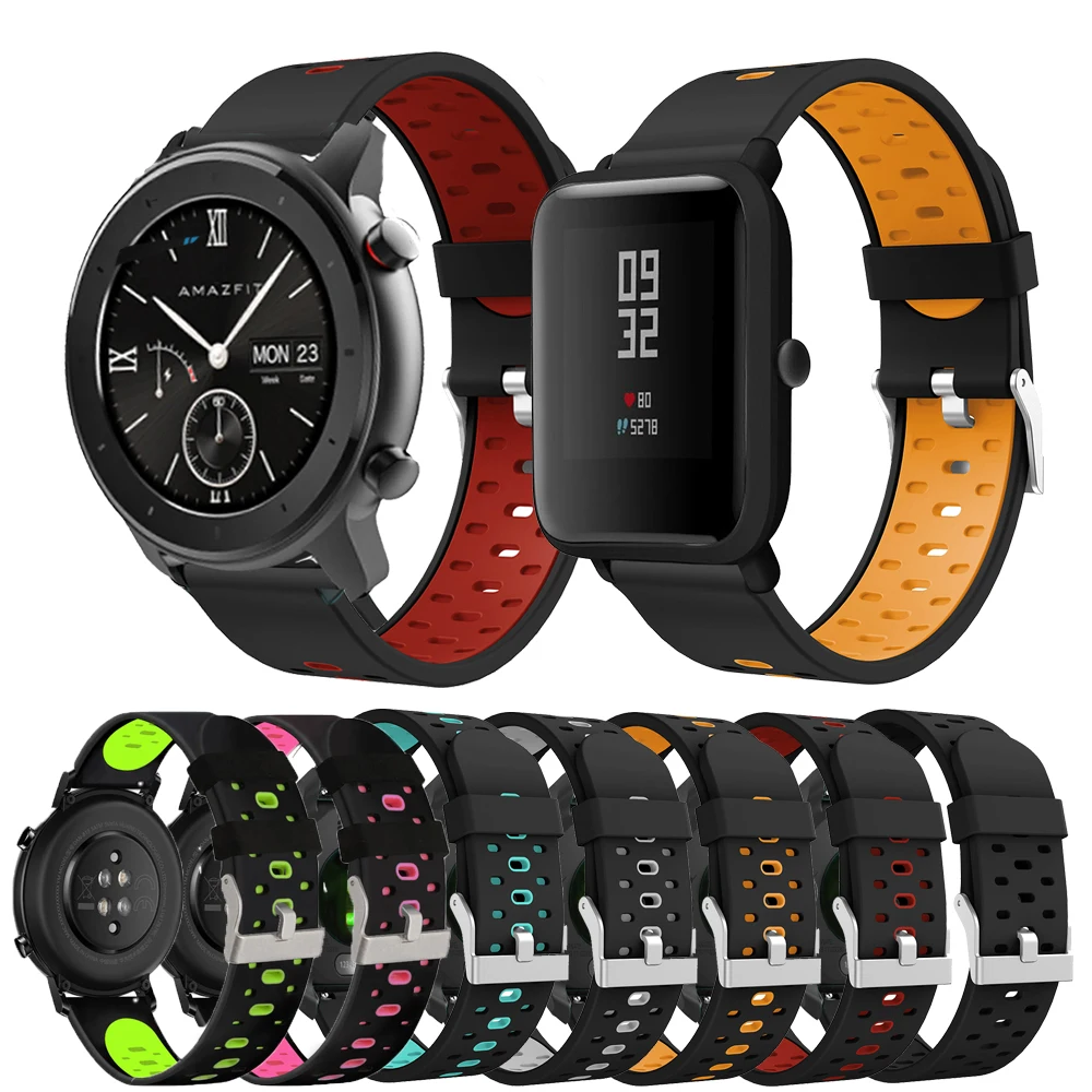 

Силиконовый ремешок для часов Huami Amazfit GTS GTR, 42 мм, 20 мм