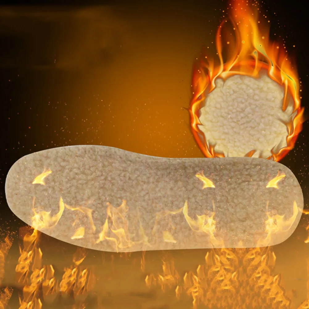 

Зимние теплые стельки для обуви для мужчин и женщин, имитирующие альпаку, шерсть, бархат, дезодорирующий эффект, абсорбирующие дышащие плюш...