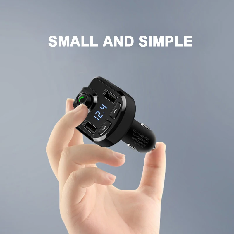 Многофункциональный Автомобильный MP3 с Bluetooth плеером гарнитура для звонков Fm