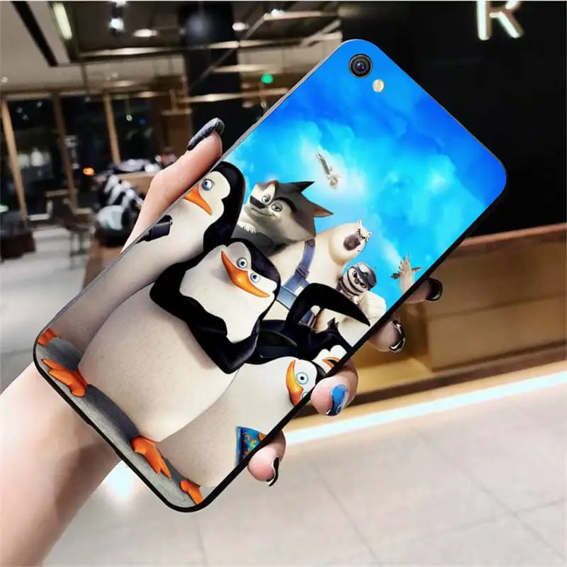 YJZFDYRM Пингвины Мадагаскара Оболочка Чехол для телефона Vivo Y91c Y17 Y51 Y67 Y55 Y93 Y81S Y19 V17 vivo