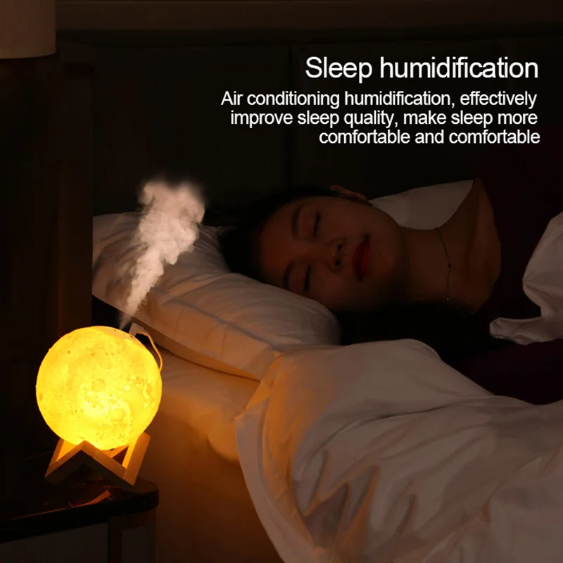 

KBAYBO 880ML Air Humidifier Ultrasonic Humidifiers Portable Air Mist Maker Aromatherapy Diffuser Aroma Mist Maker for Home
