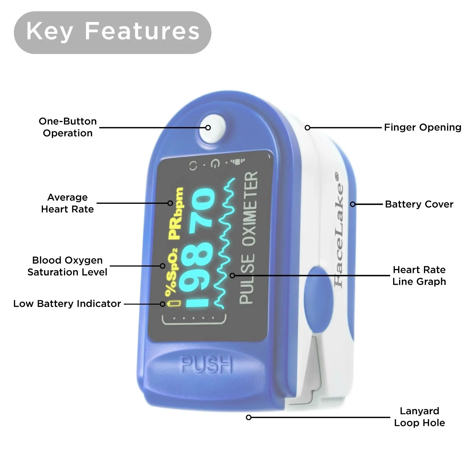 CONTE CMS50D+ Fingertip Pulse Oximeter Spo2 Monitor +PC Software 24Hours Free Shipping |