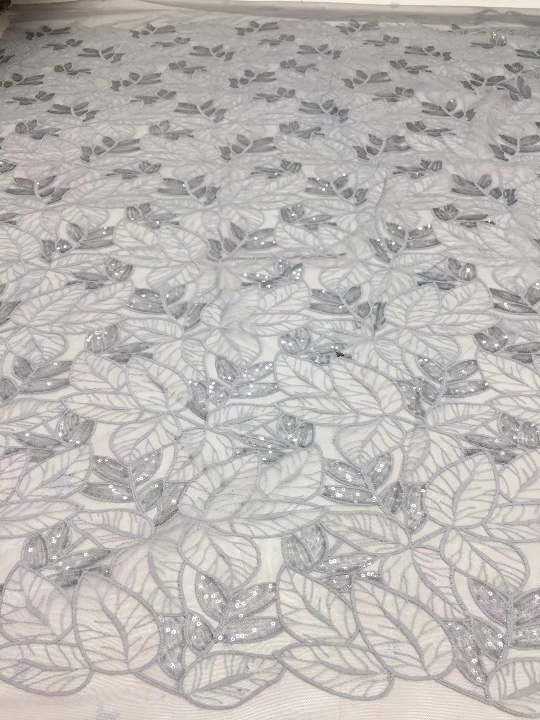 

Африканская кружевная ткань с блестками 2020 Вышивка высокое качество серый цвет Нигерия французский Тюль кружевная ткань