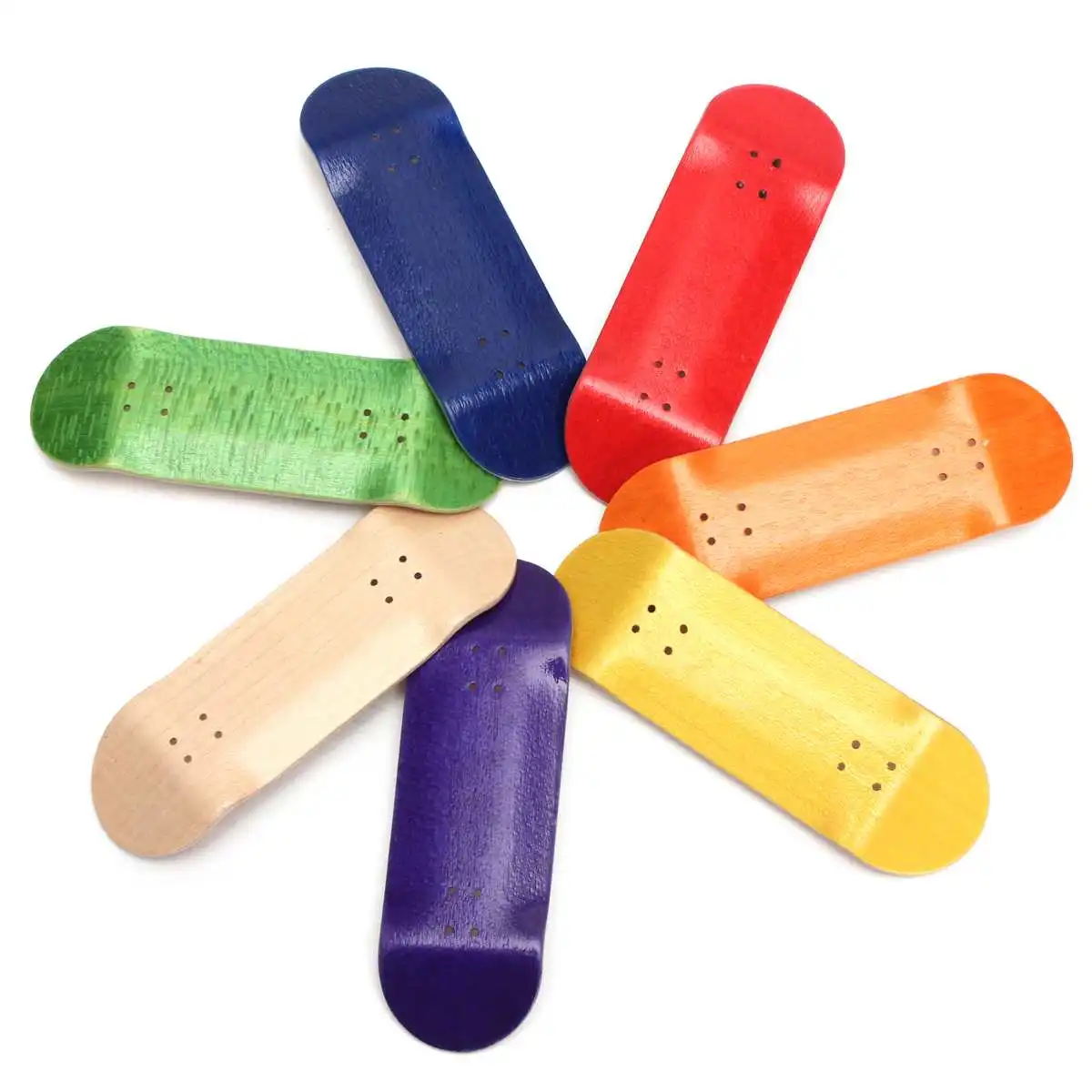 

Wooden Fingerboard Professional Finger Skate Board Wood Fingerboars With Bearings Wheel Foam Tape Set Gift for Kids Children