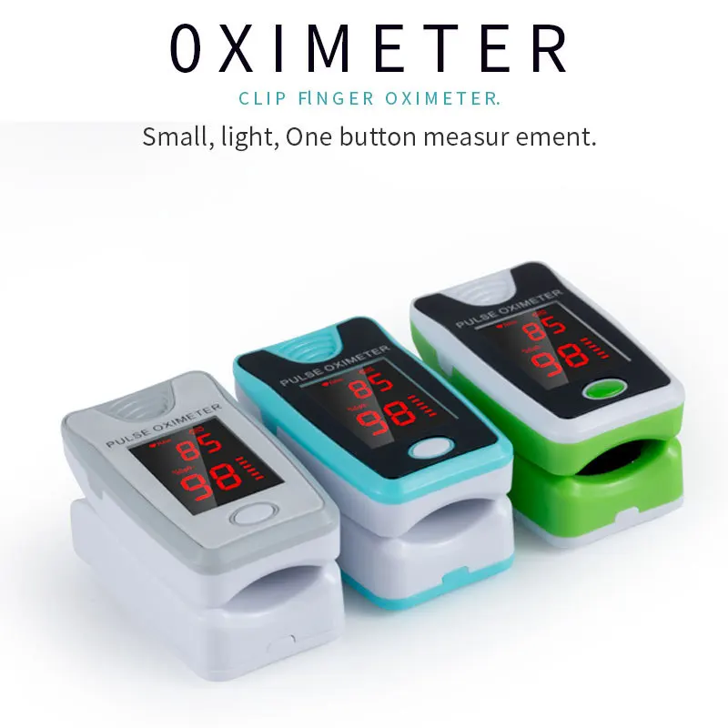 FEOOE Household Digital Finger Pulse Oximeter Blood Oxygen Saturation Meter Heart Rate Monitor Health Care Tonometer KWL