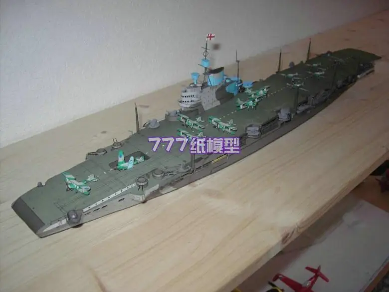

1:250 1:400 British Glorious Victory Aircraft Carrier Model Battleship Model 3D Paper Model Children Adult Toys 75cm 56cm