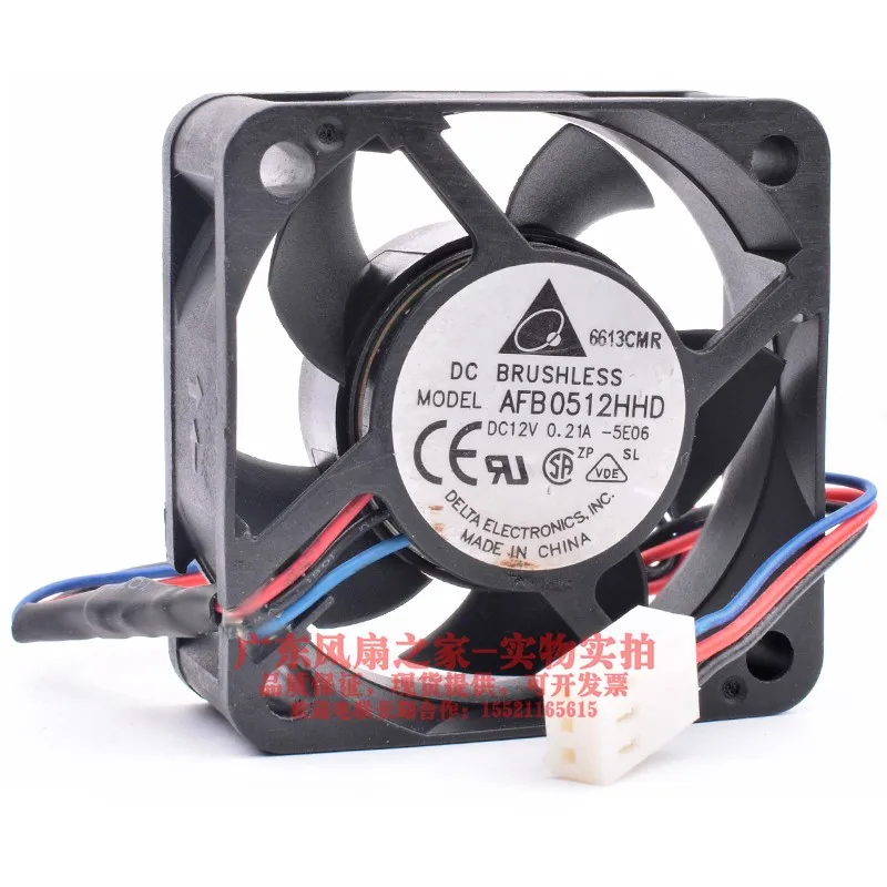 

New original AFB0512HHD 5020 5cm 12V 0.21A dual ball power supply, high air volume cooling fan with speed measurement