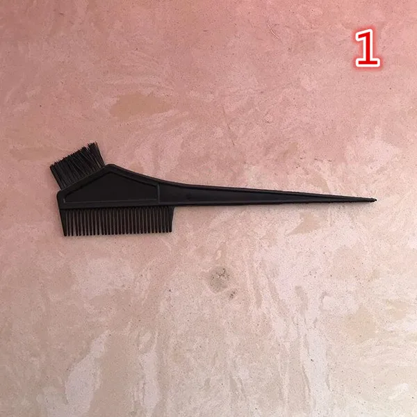 1 1 шт. окрашивающая расческа для волос для дома DIY эфирный инструмент парикмахерское масло для выпечки Расческа с щеткой окрашивание - Цвет: 1