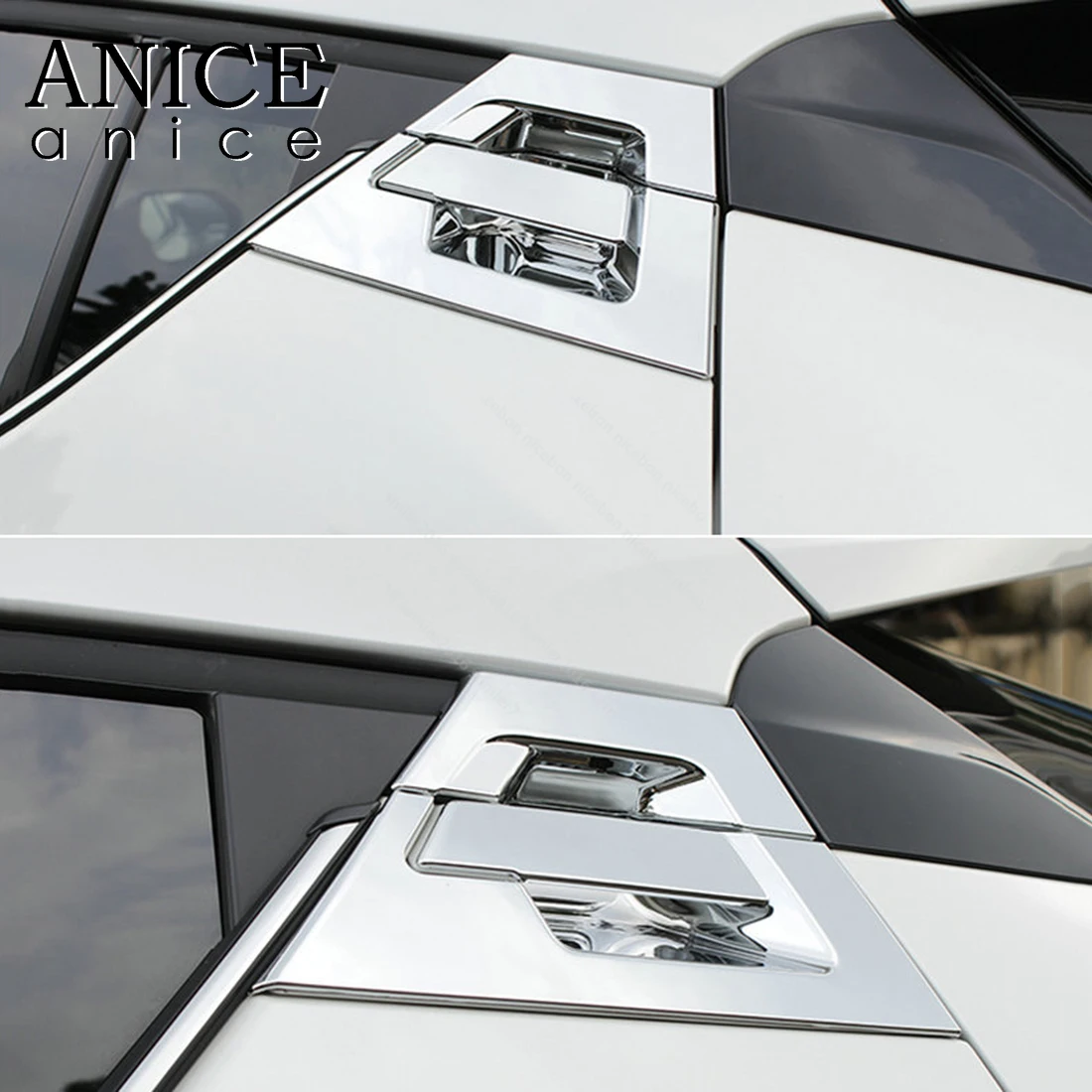 Углеродное волокно цвет задняя дверь ручка Чаша декоратор отделка для toyota C-HR CHR |