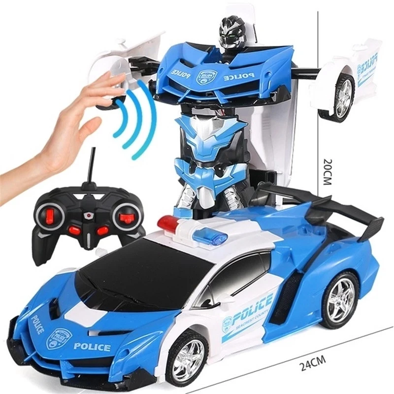 

Transformation Robot Car 1:18 Deformation RC Car Toy Induction led Gesture Sensing Remote Control Car Models Toy for Boys D02