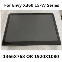 original 15 6 lcd touch screen display assembly replacement with frame for hp envy x360 m6 w105dx m6 w 15 w 15 w102ns
