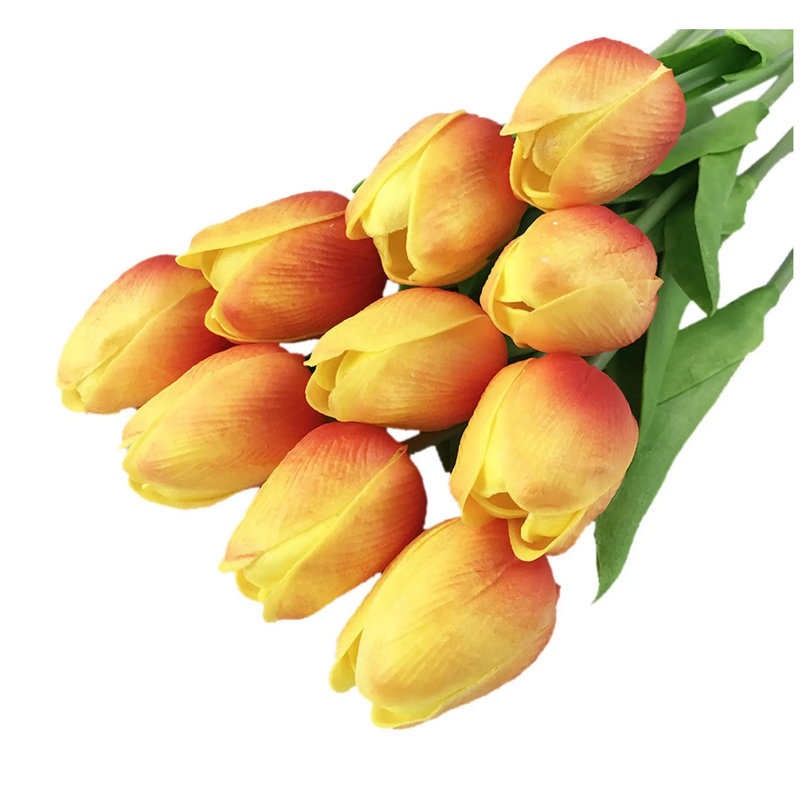

10pcs Tulip Artificial Flower Real Touch Artificial Bouquet Fake Flower For Wedding Decoration Flowers Home Garen Decor Dropship
