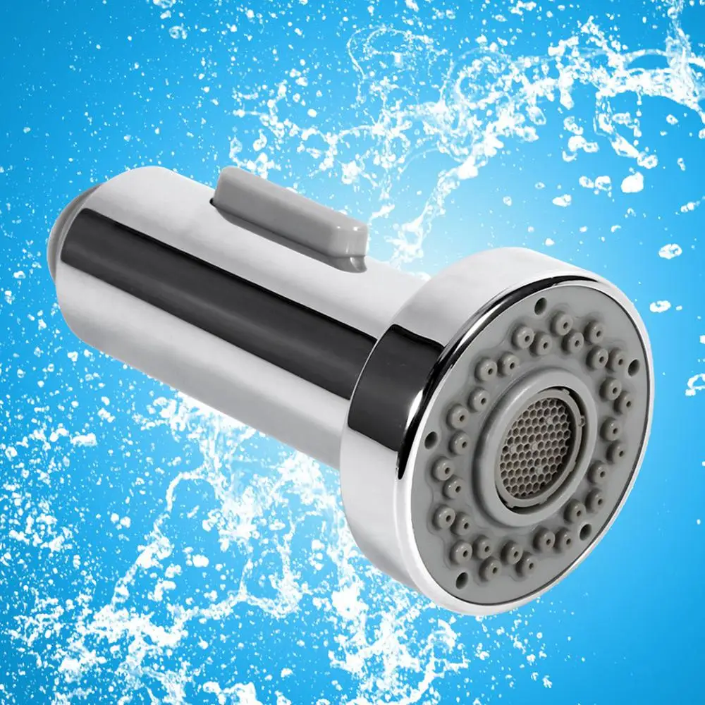 

Replacement Chrome Finish Spray Head Nozzle Kitchen Bathroom Faucet