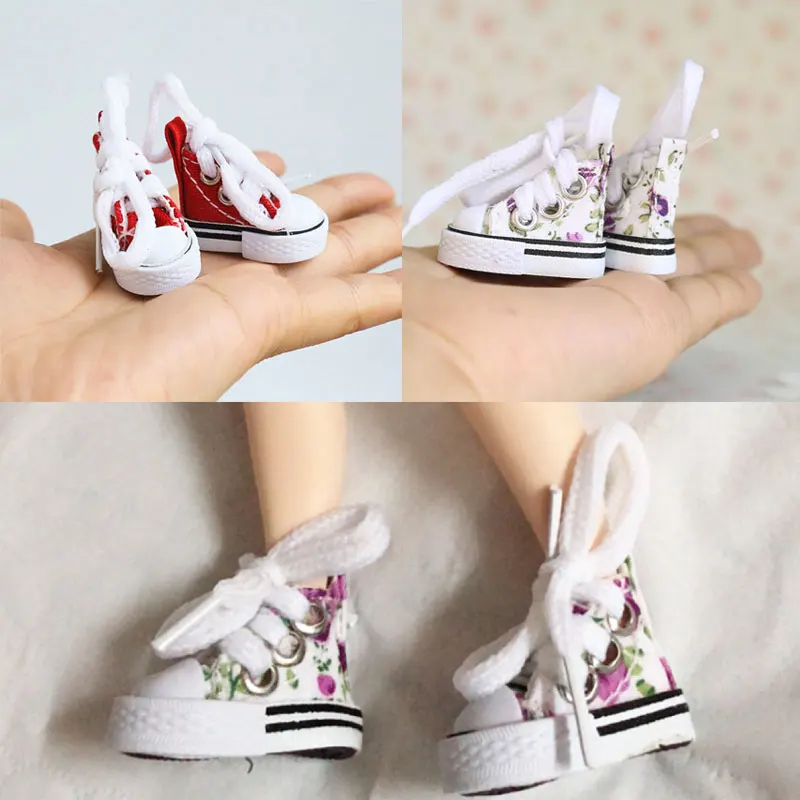 3,6 см кукла цветочный холст Bl yth кукла обувь для 1/8 bjd Azone pullip Bl yth куклы с подвижными суставами аксессуары