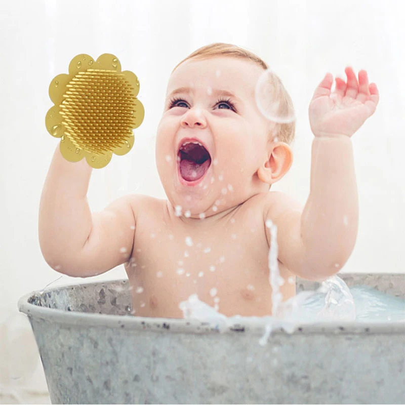 

Baby Silicone Shampoo Brush Scalp Care Cleaning Tool