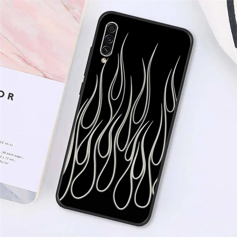 

Fashion corlorful Flame Pattern Phone Case For Samsung galaxy S 9 10 20 A 10 21 30 31 40 50 51 71 s note 20 j 4 2018 plus