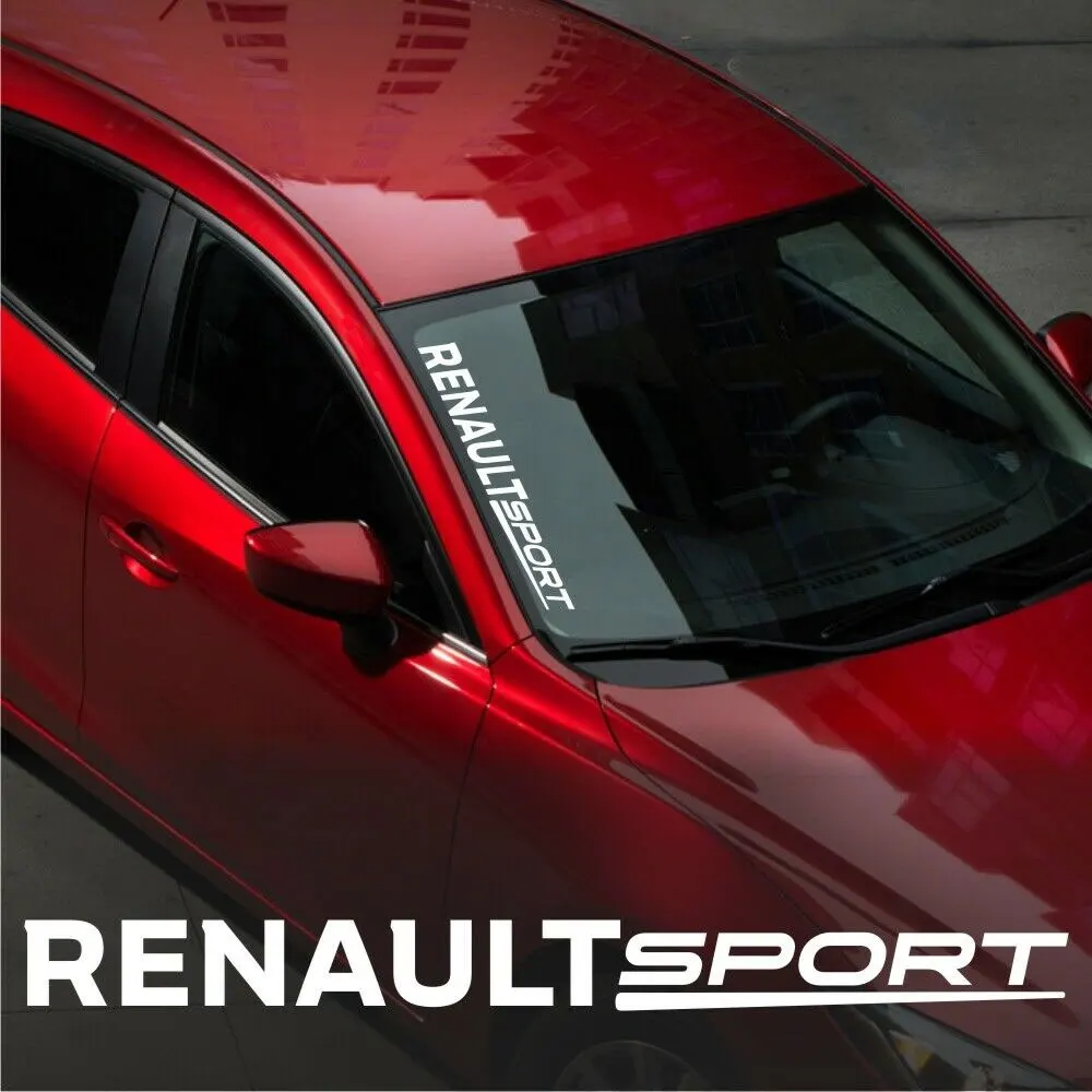 RENAULT sport стекло для защиты от ветра автомобильный наклейки премиум класса