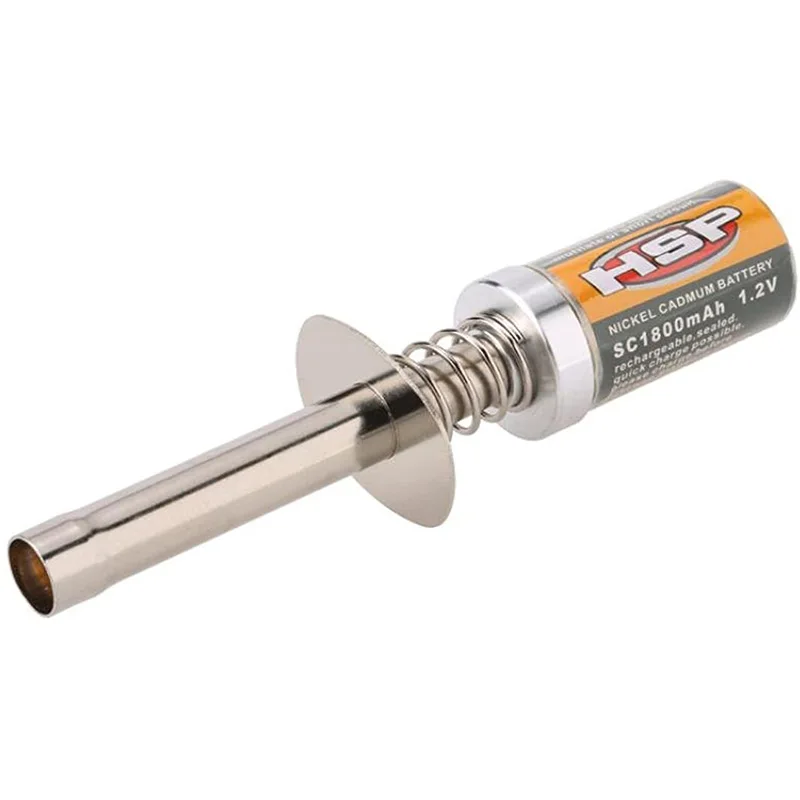 

10PCS for HSP 80101 1800MAh 1.2V Glow Plug Igniter Suitable for RC Car 1/8 1/10 HSP 80101 Rechargeable Glow Igniter-Not Charger