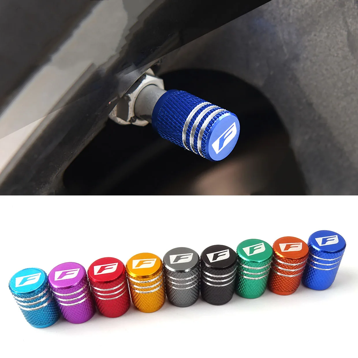 4 шт. крышка клапана автомобильной шины из алюминиевого сплава|Стержни и колпачки