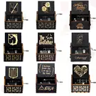 Музыкальная шкатулка атакующие гиганты, музыкальная шкатулка корпуса Сейлор Мун, черное дерево, Youre My Sunshine, тема крестного отца, подарок на день рождения