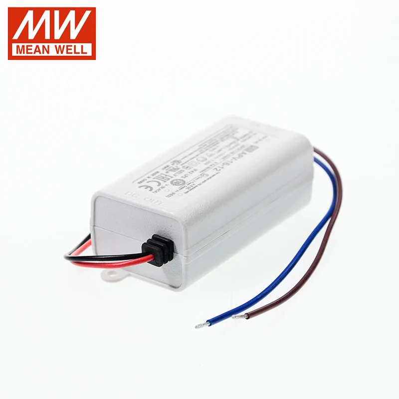 Светодиодный источник питания MEAN WELL APV 16 Series DC5V DC24V 16W|Импульсный питания| |