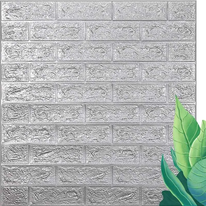 

Waterproof Soundproof Decoration Foam Embossed Three D DIY Adhesive Made Bedroom Living Room home PE Stone Panels