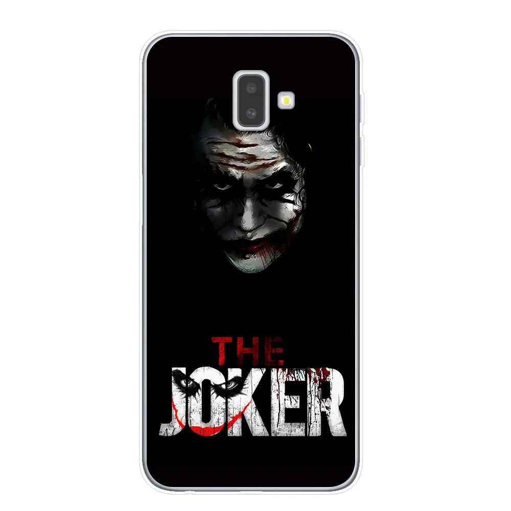 T7771 Joker из фильма ужасов «надевать счастливого лица мягкий TPU чехол для samsung J3 J5 J7 J4 J6 плюс Примечание 10 Pro Прозрачный чехол для телефона - Цвет: T7771