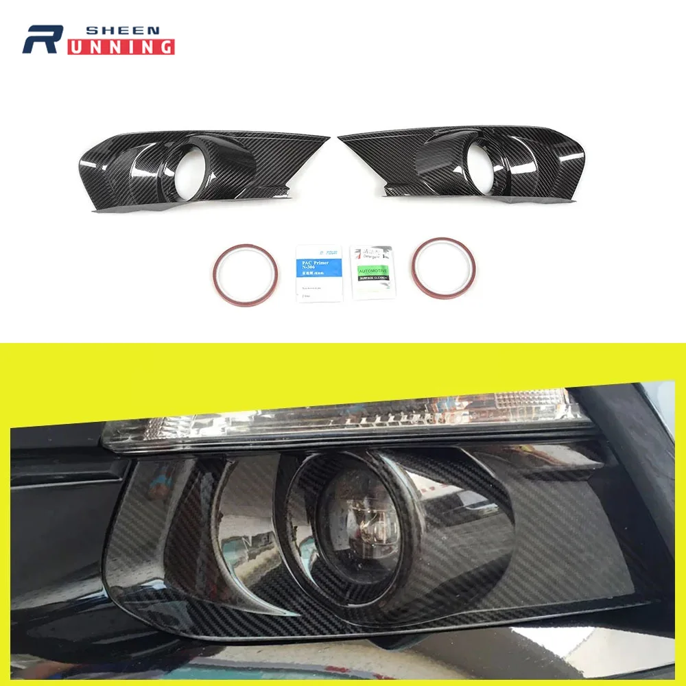 Углеродное волокно гоночный автомобиль передний бампер противотуманный