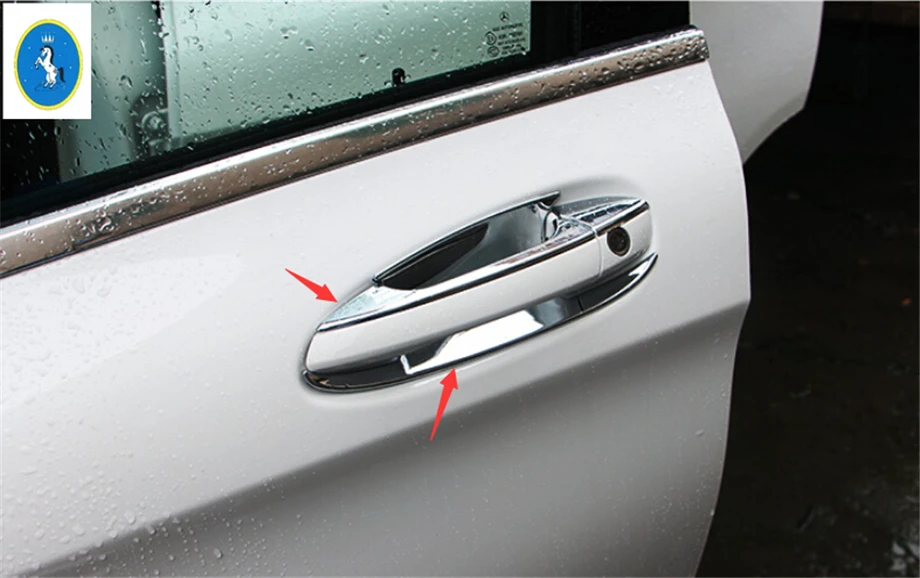 

Yimaautotrims Accessories Exterior For Mercedes Benz GLA 200 220 X156 2018 Outside Car Door Pull Doorknob Handle Bowl Cover Trim
