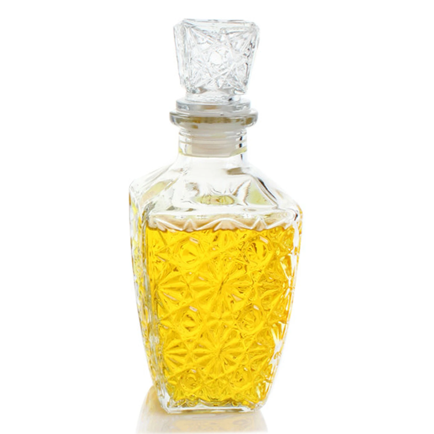 Домашний бар 1000 мл бутылка для виски ликера вина бренди воды питьевой стеклянный