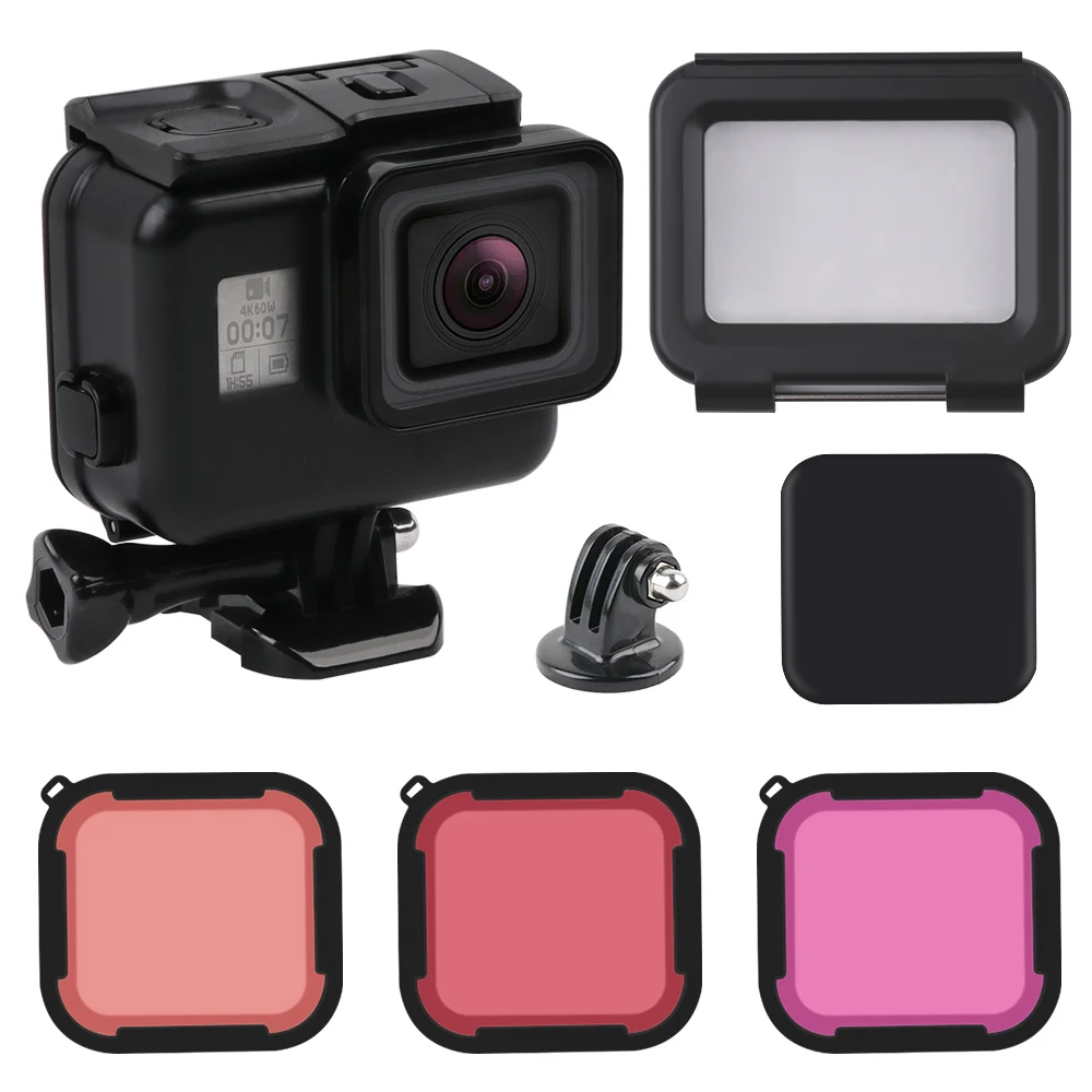 Водонепроницаемый чехол для дайвинга на 60 м GoPro Hero 7 6 5 черная экшн камера