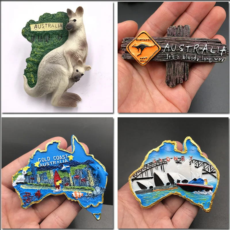 Сидней кенгуру туристический сувенир на холодильник наклейки украшения кухни