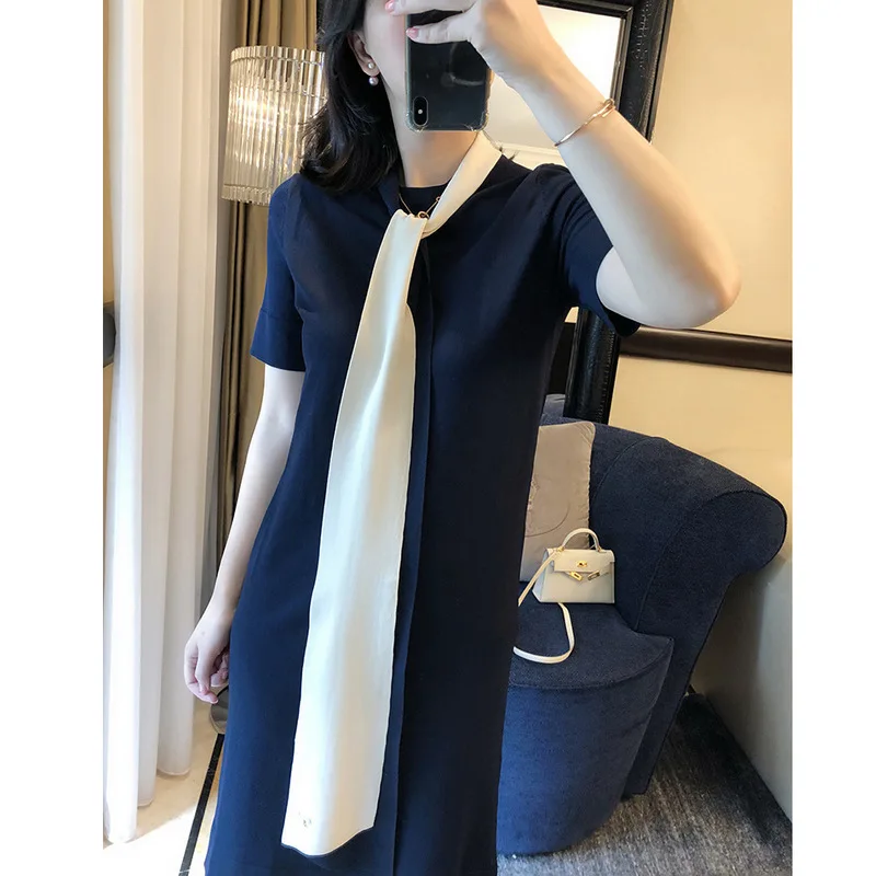 Изменение многочисленные для краткое/значки дизайн ярких цветов платье с