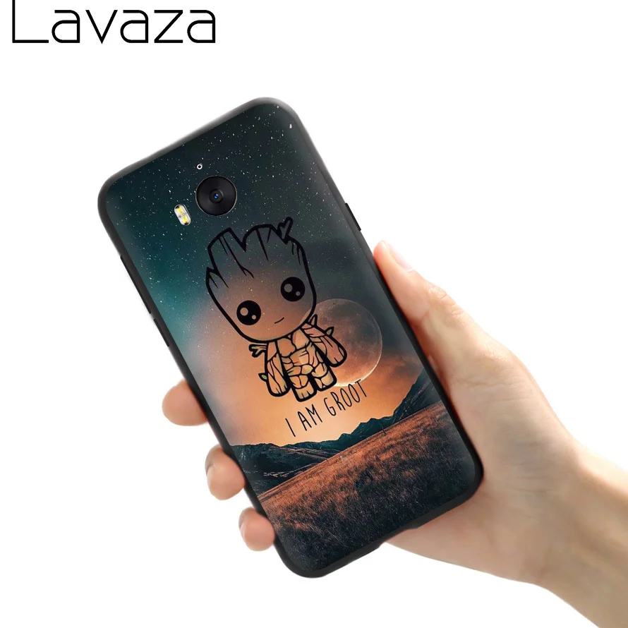 Мягкий силиконовый чехол Lavaza Groot 2 для Huawei P10 P20 P30 Lite Pro Y5 Y6 Y7 Y9 Prime 2018/2019 - купить по