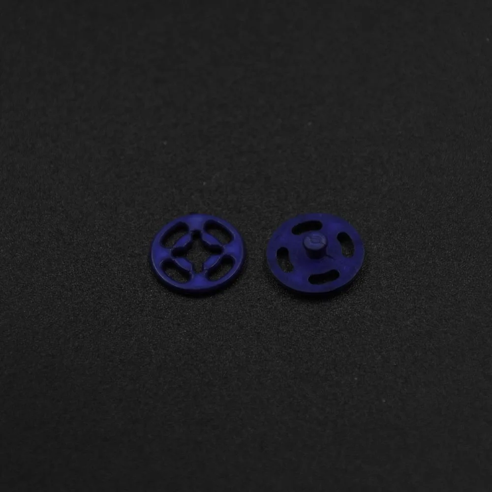 Blue purple 30 компл./лот) прозрачная невидимая, не скользящая, Высококачественная пуговица, пряжка, круглая, для маленьких детей, маленькая пластиковая кнопка для женщин - Цвет: Blue purple
