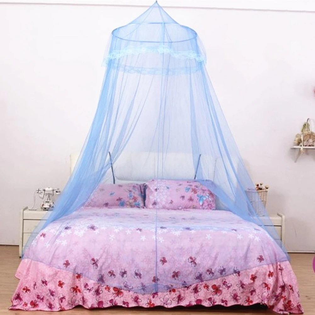 

Купольная кровать навес полиэстер москитная сетка принцесса тент покрывало на кровать складная элегантная фея Кружева Dossels для детской ком...